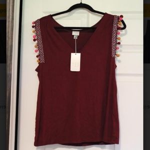 Fun Burgundy Tank